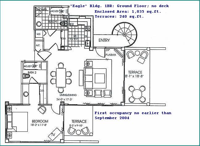 The Ground Floor 1BR Eagle; 60KB jpg